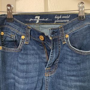 7 Seven for all mankin h high waist gwenivere 25 skinny jeans blue